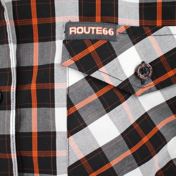 DIXXON Flannel co Shirt womens 2X Route 66 Bamboo Blend Plaid Motorcycle pockets - Picture 4 of 15